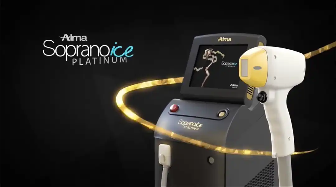 Depilación láser Soprano Platinum en Neuquén - Centro oficial DR Estética, equipo médico aplicando tratamiento indoloro.